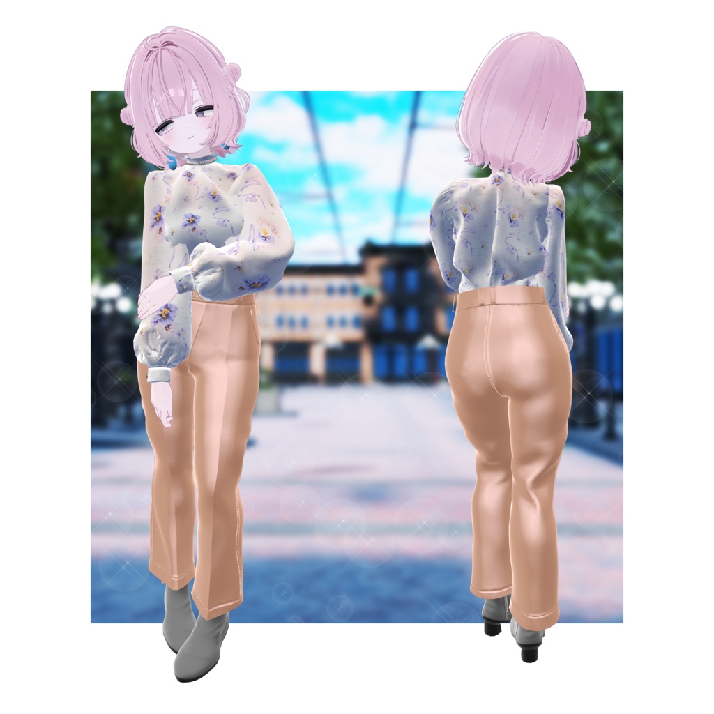 【VRChat想定】Any Way!【3D衣装】