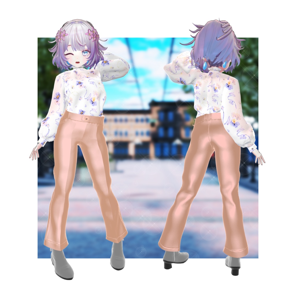 【VRChat想定】Any Way!【3D衣装】