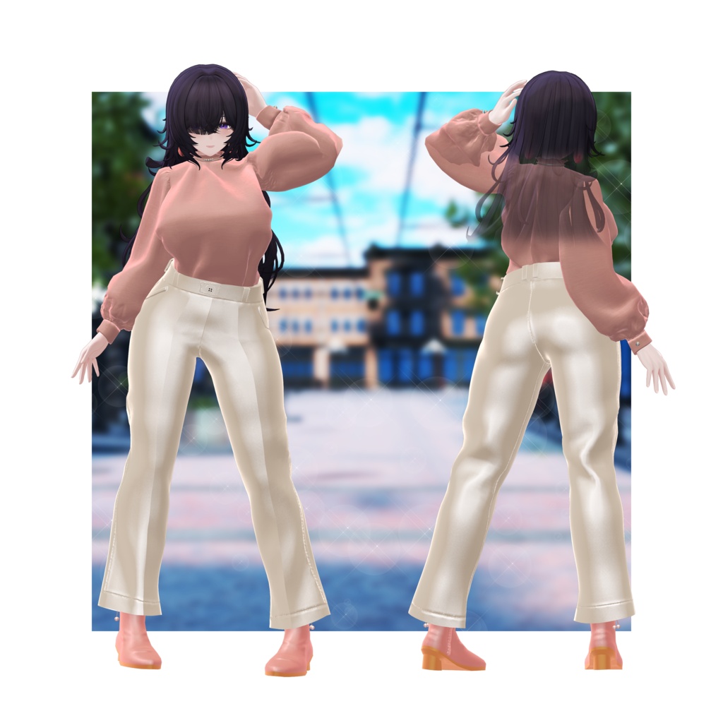 【VRChat想定】Any Way!【3D衣装】
