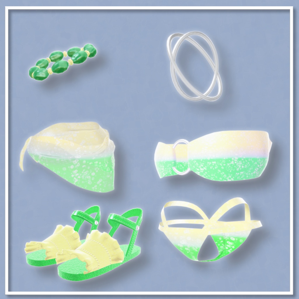 【VRChat想定】爽【3D衣装】