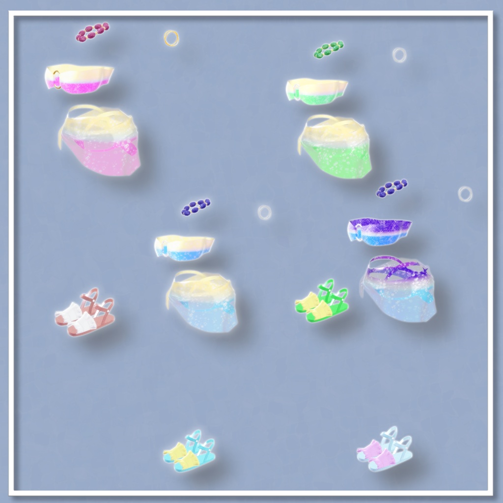 【VRChat想定】爽【3D衣装】