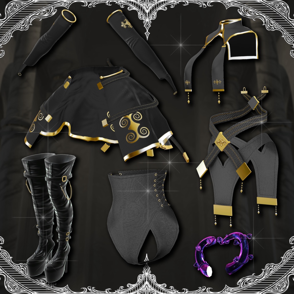 【VRChat想定】Encount Dependance【3D衣装】