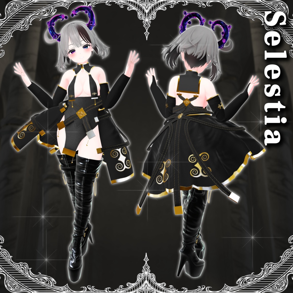 【VRChat想定】Encount Dependance【3D衣装】