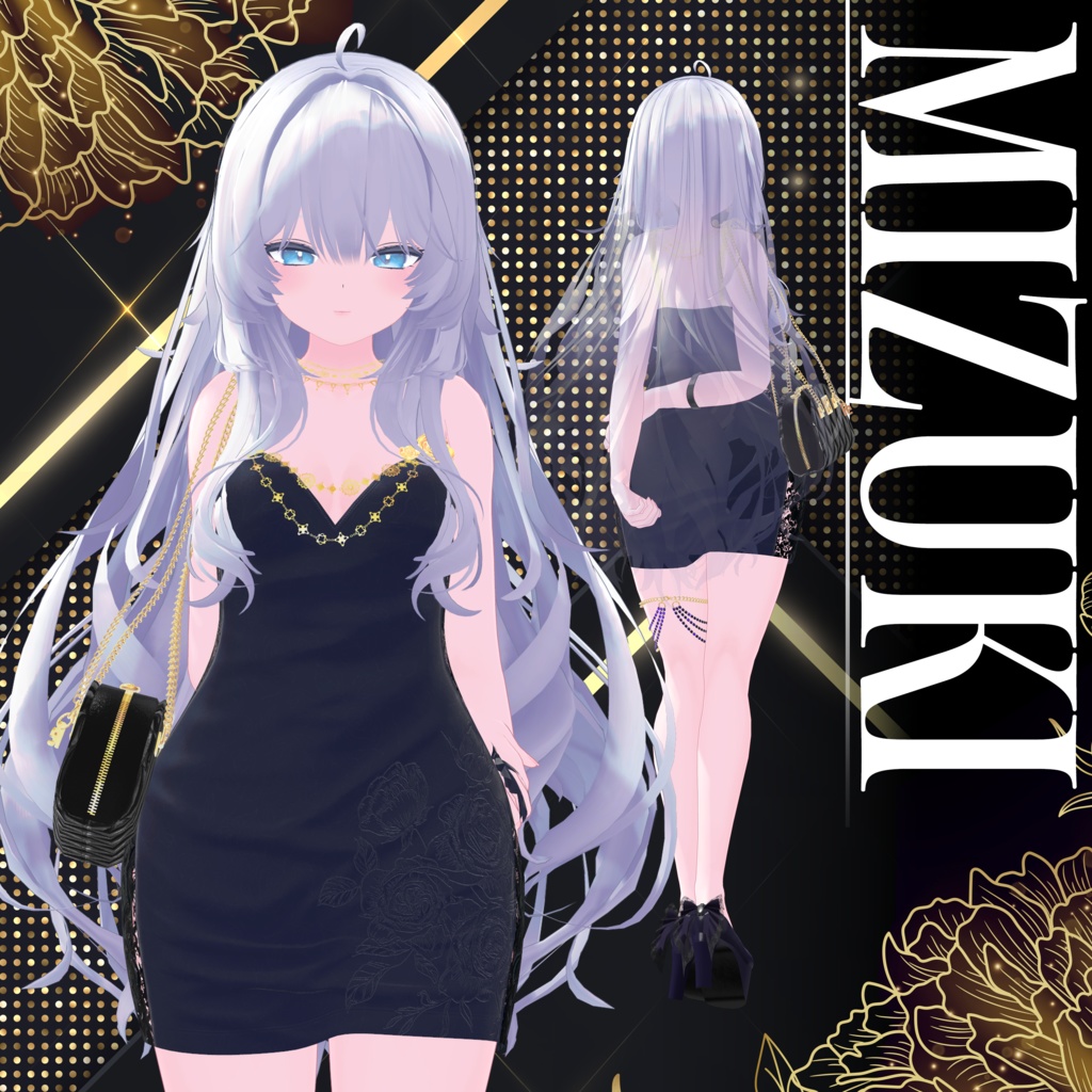 【VRChat想定】Floria【3D衣装】