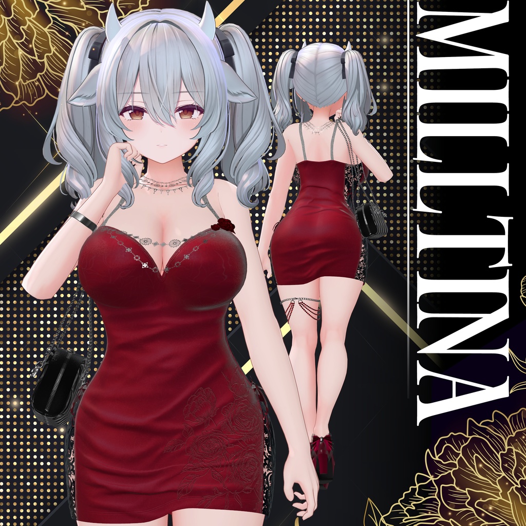 【VRChat想定】Floria【3D衣装】