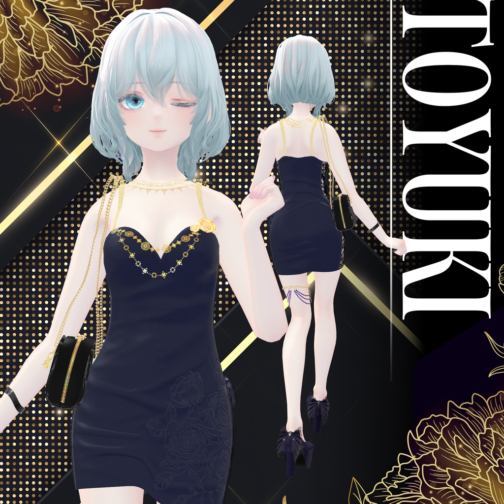 【VRChat想定】Floria【3D衣装】