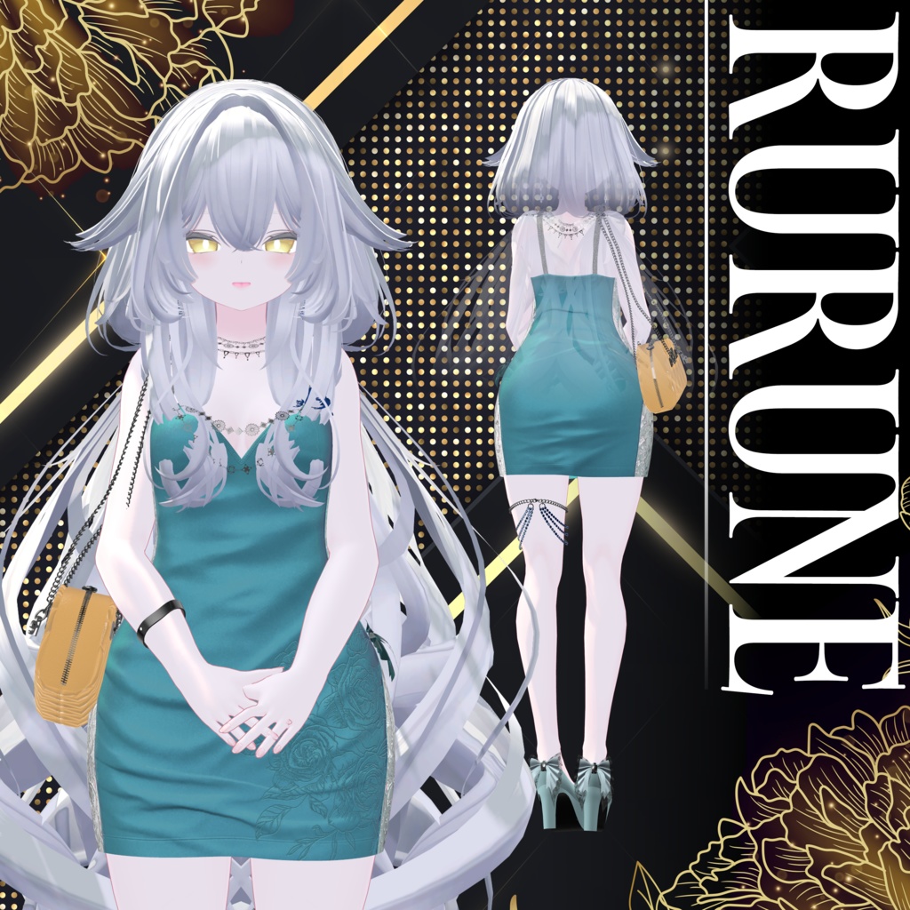【VRChat想定】Floria【3D衣装】