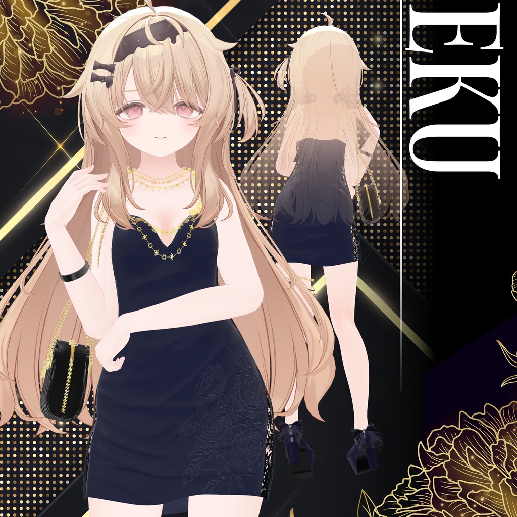 【VRChat想定】Floria【3D衣装】