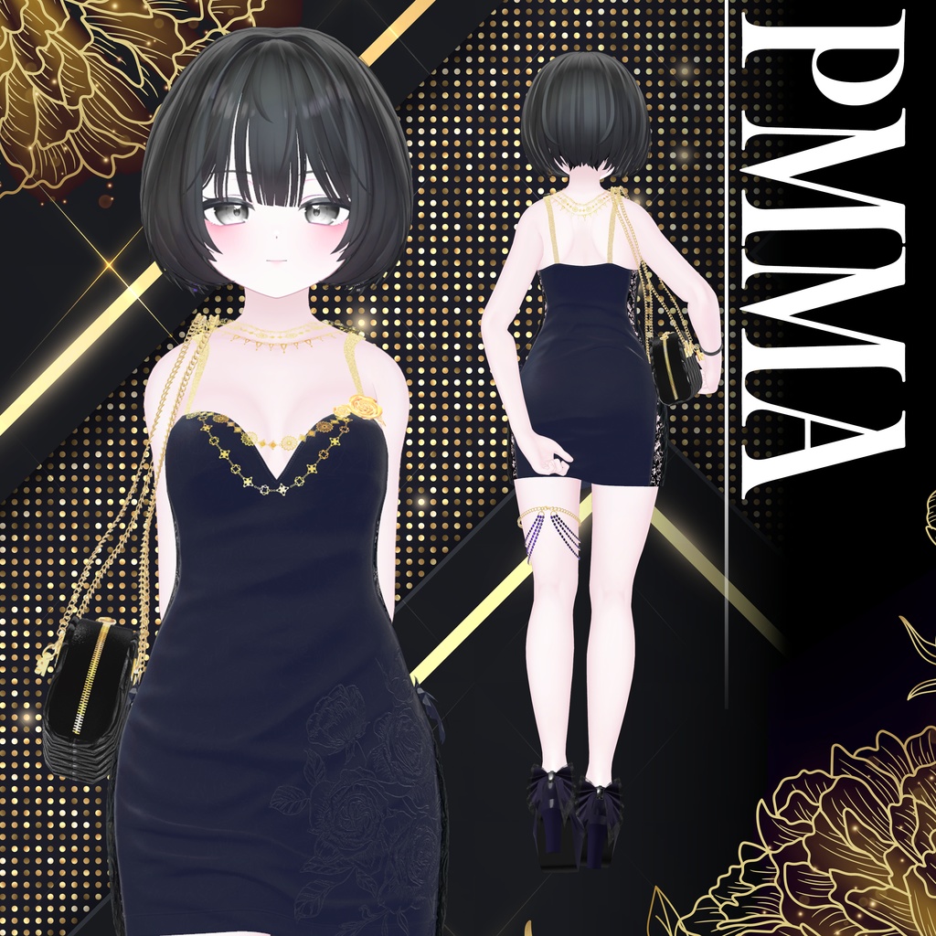 【VRChat想定】Floria【3D衣装】