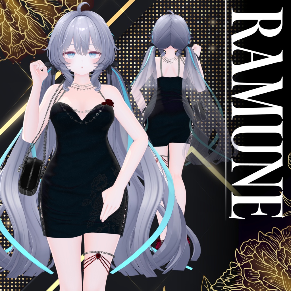 【VRChat想定】Floria【3D衣装】