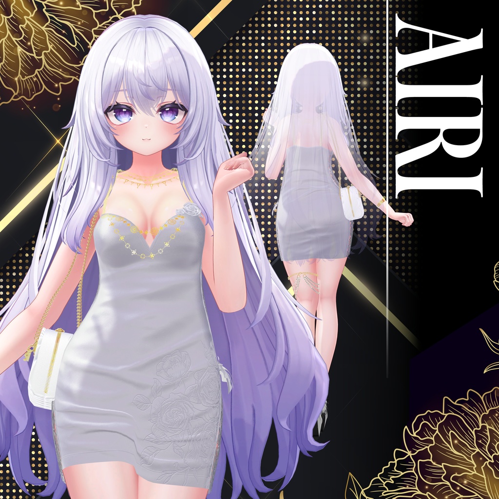【VRChat想定】Floria【3D衣装】