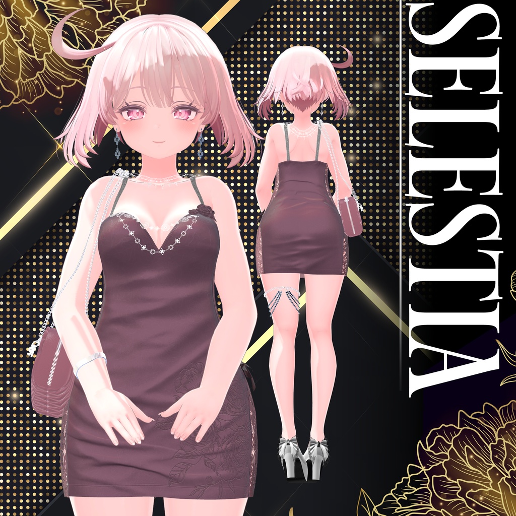 【VRChat想定】Floria【3D衣装】