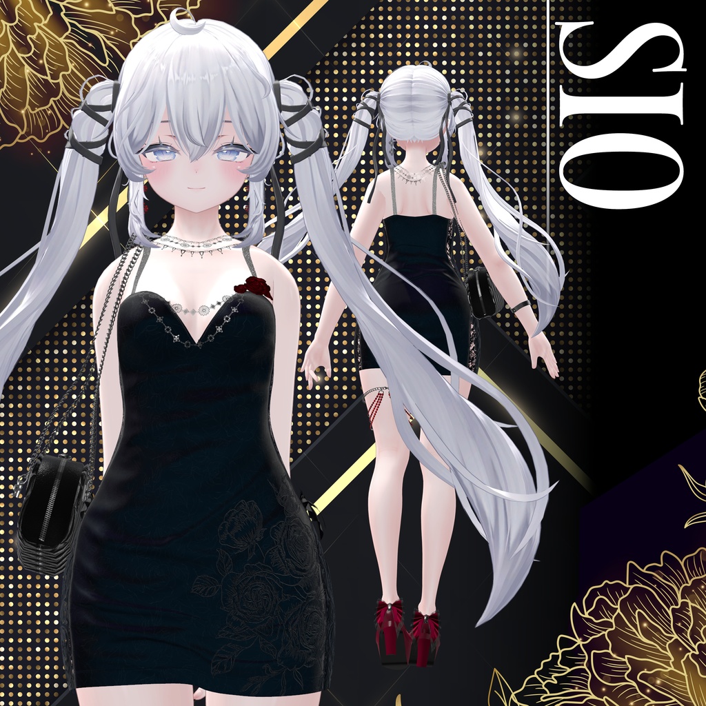 【VRChat想定】Floria【3D衣装】