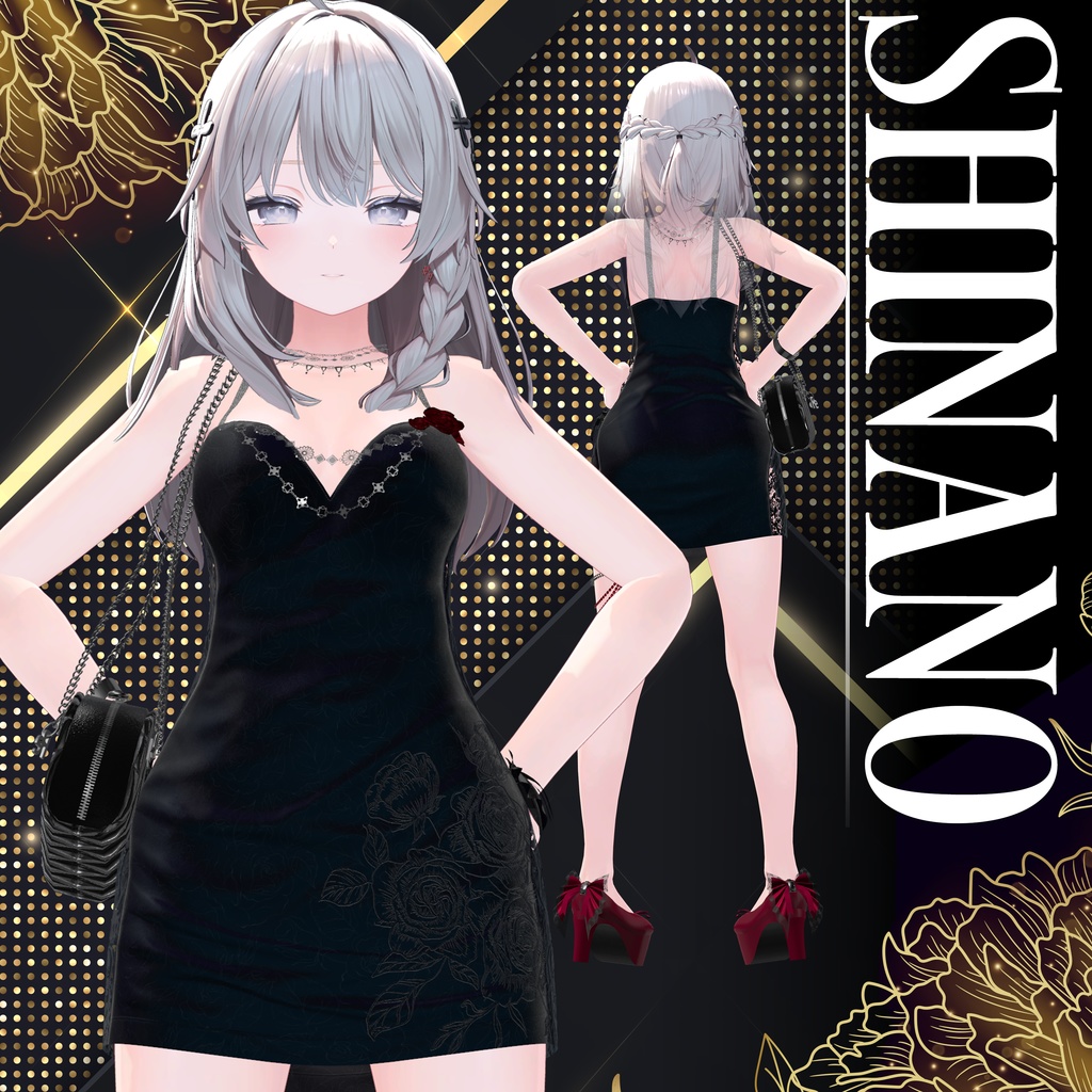 【VRChat想定】Floria【3D衣装】