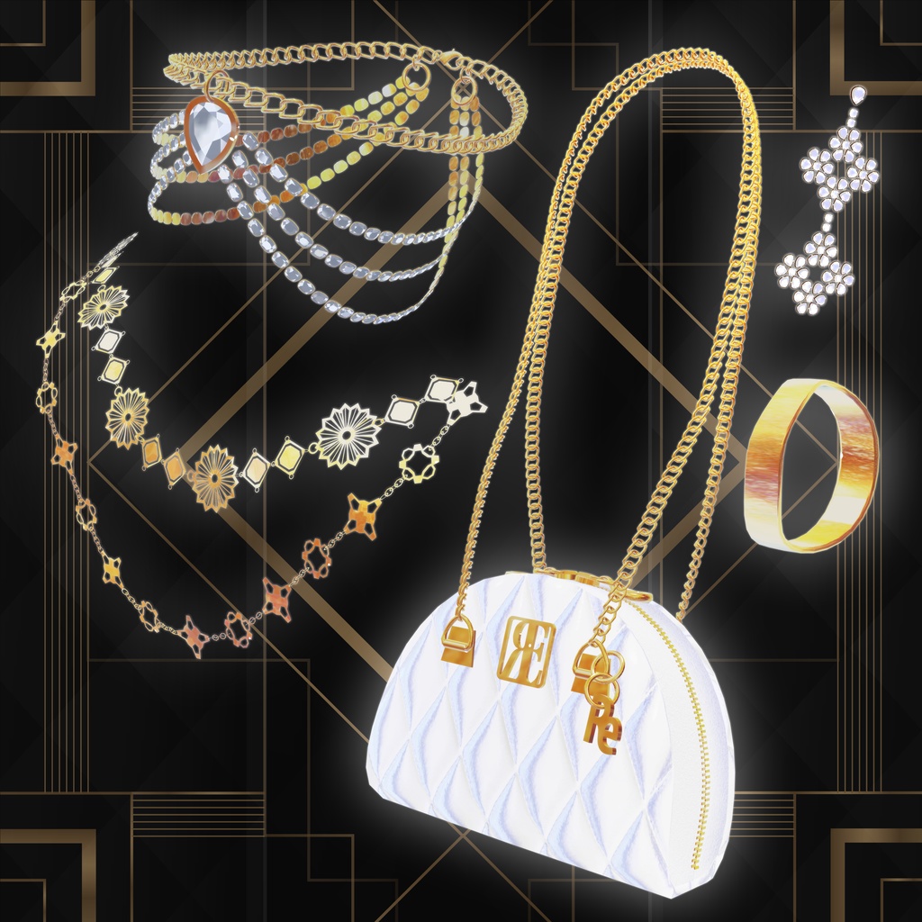 【VRChat想定】Floria【3D衣装】