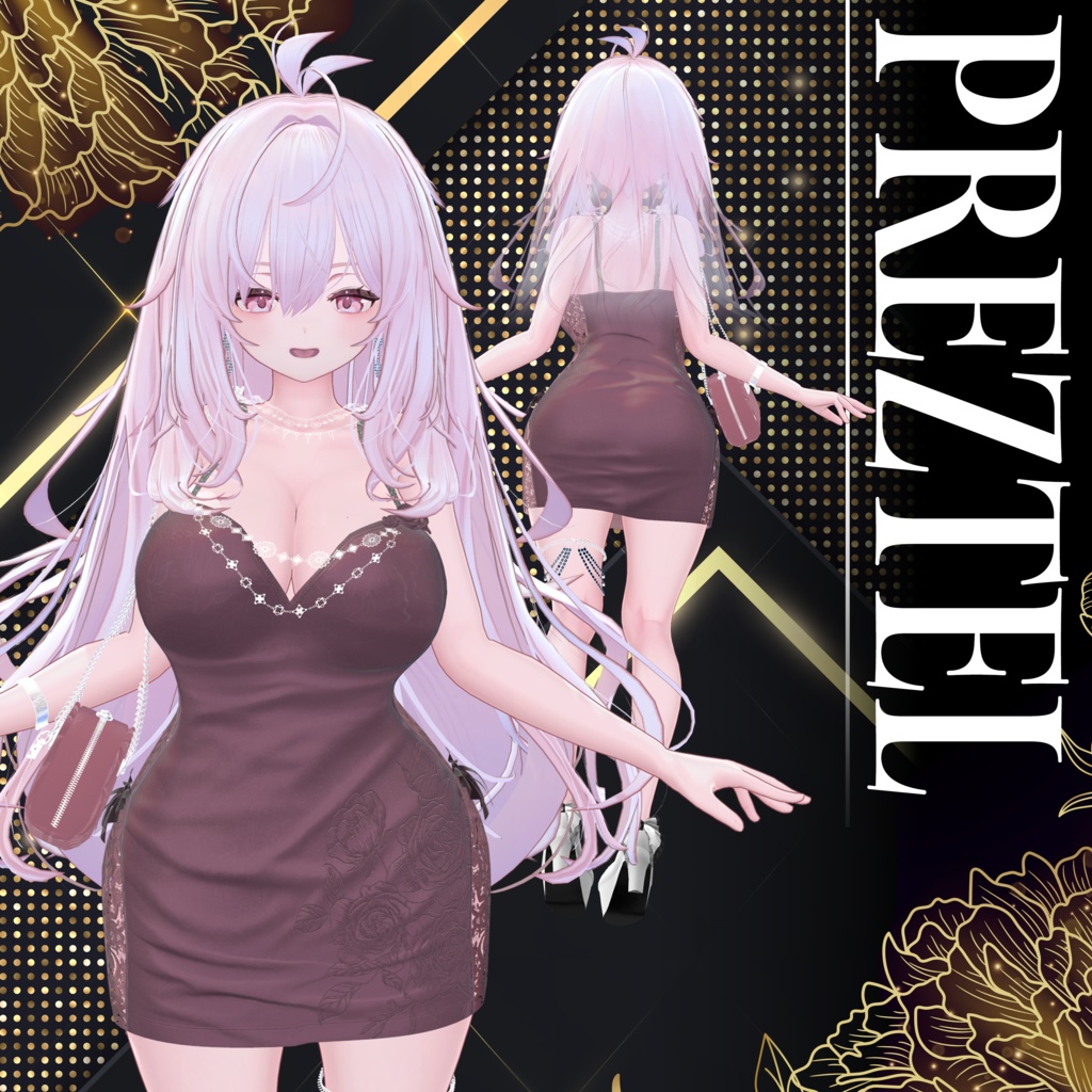 【VRChat想定】Floria【3D衣装】