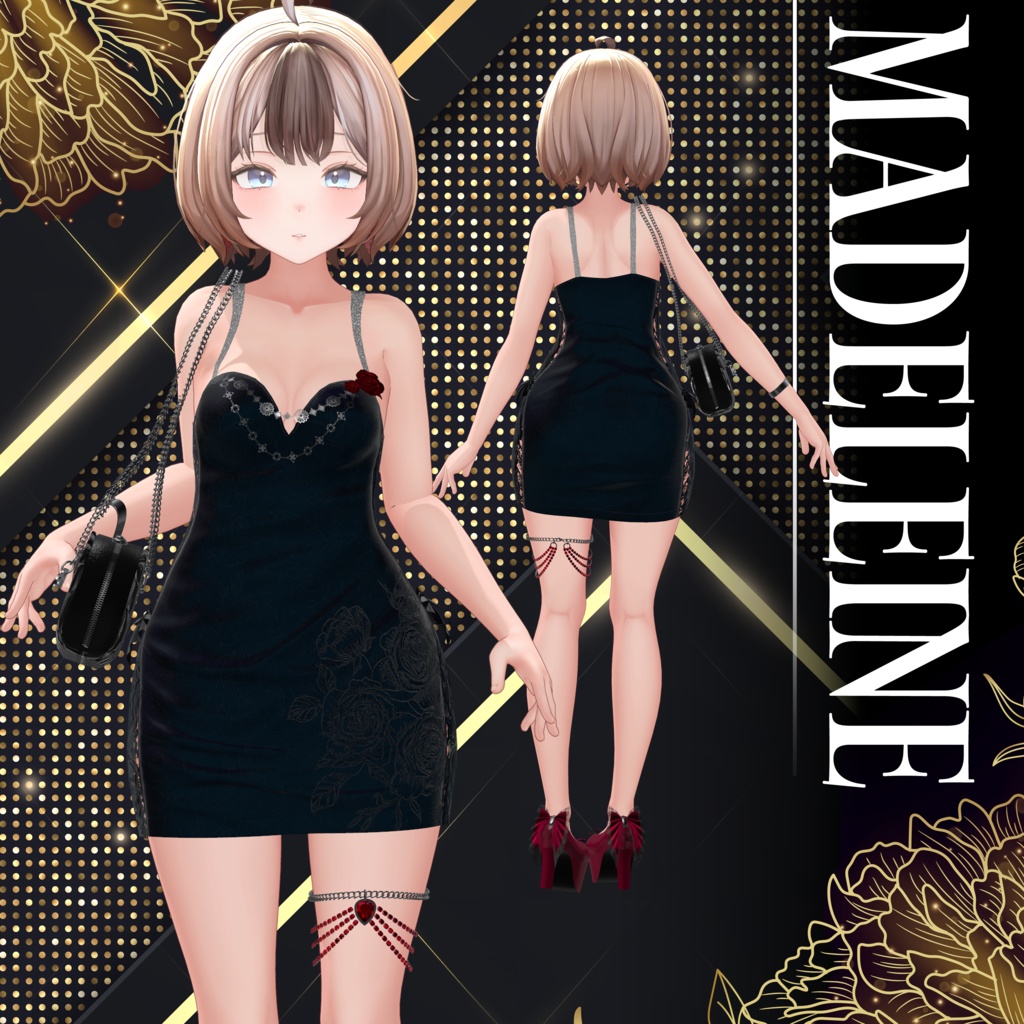 【VRChat想定】Floria【3D衣装】