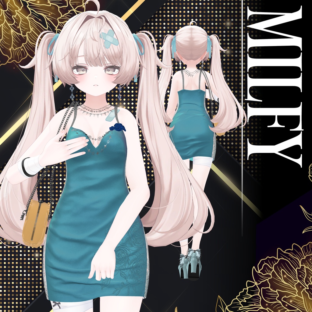 【VRChat想定】Floria【3D衣装】