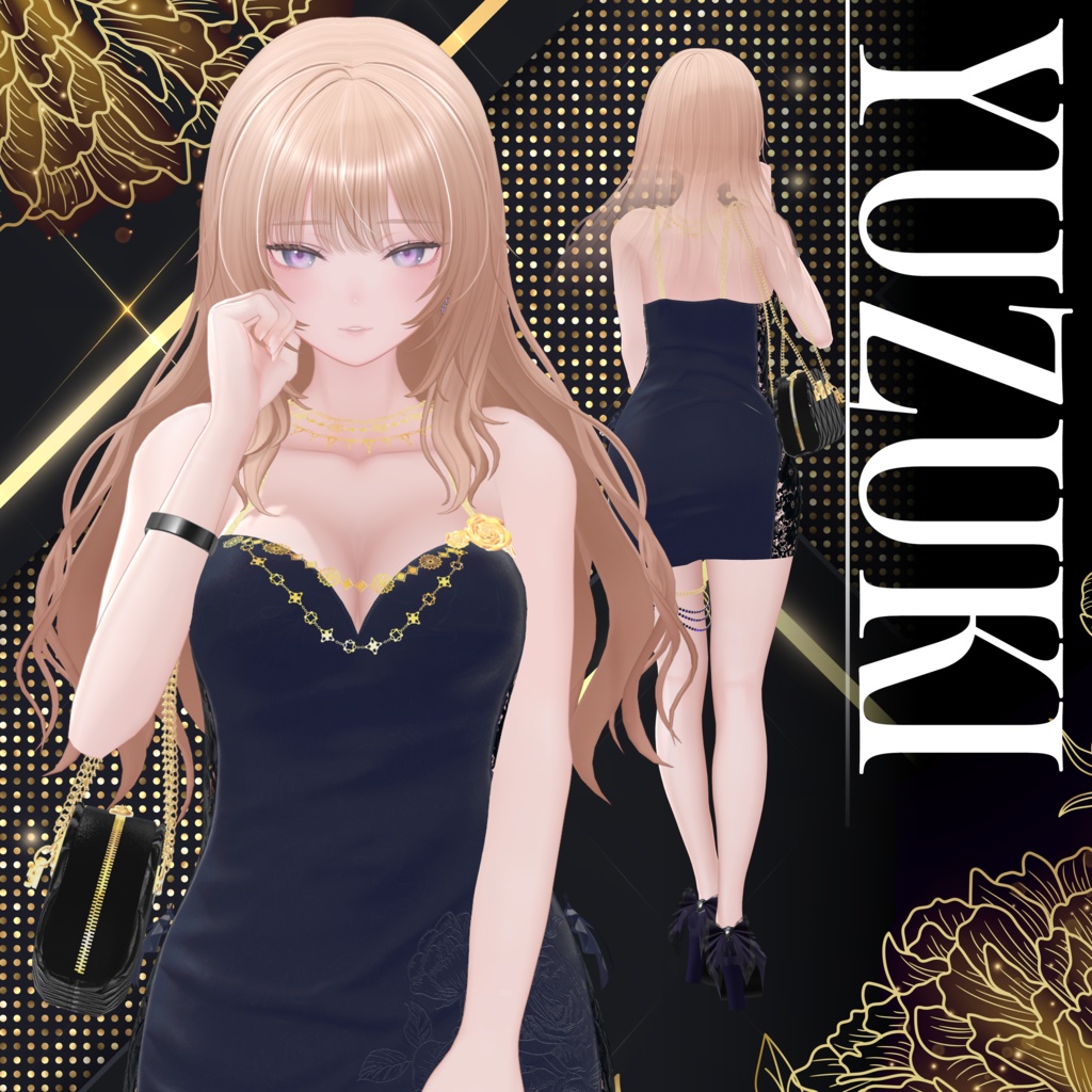 【VRChat想定】Floria【3D衣装】