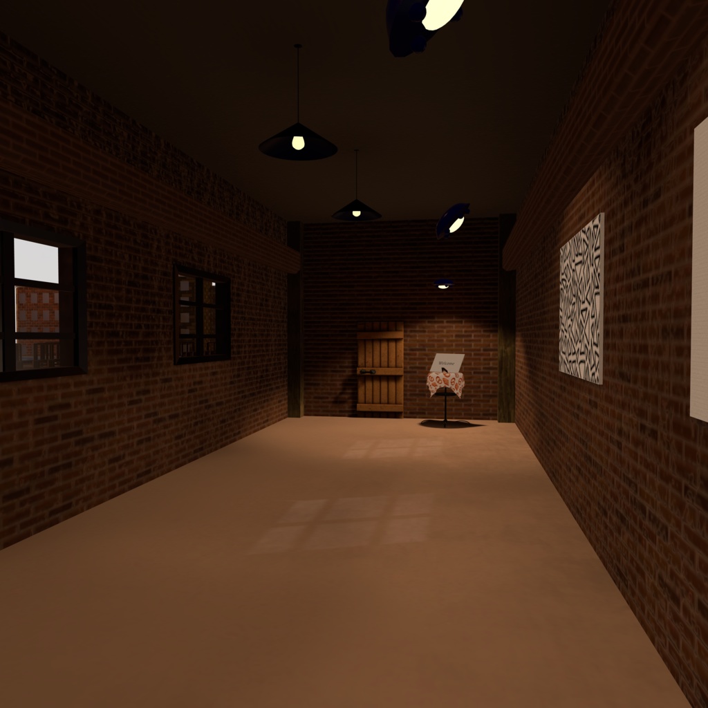 【VRChat想定】Small Cafe【ワールドアセット】