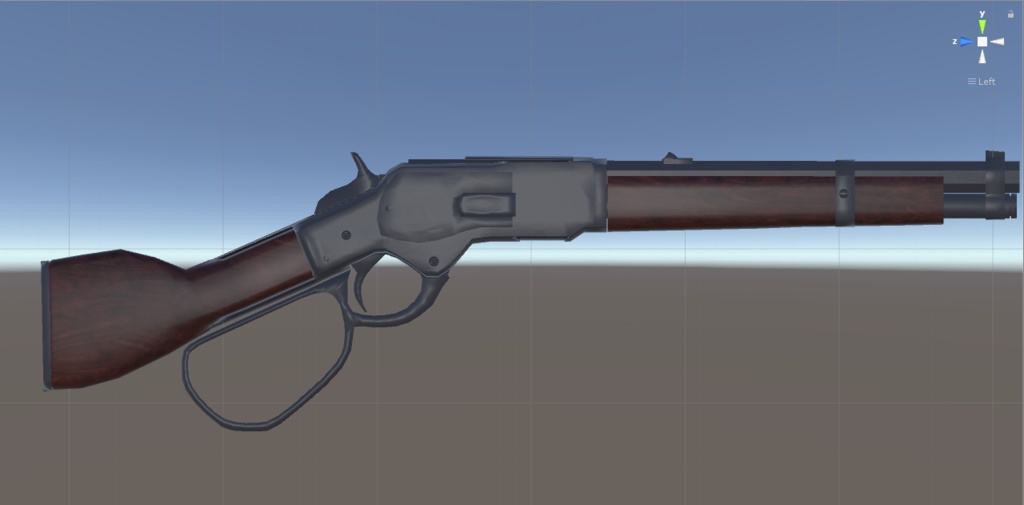 3Dモデル ウィンチェスターM1873ソードオフ