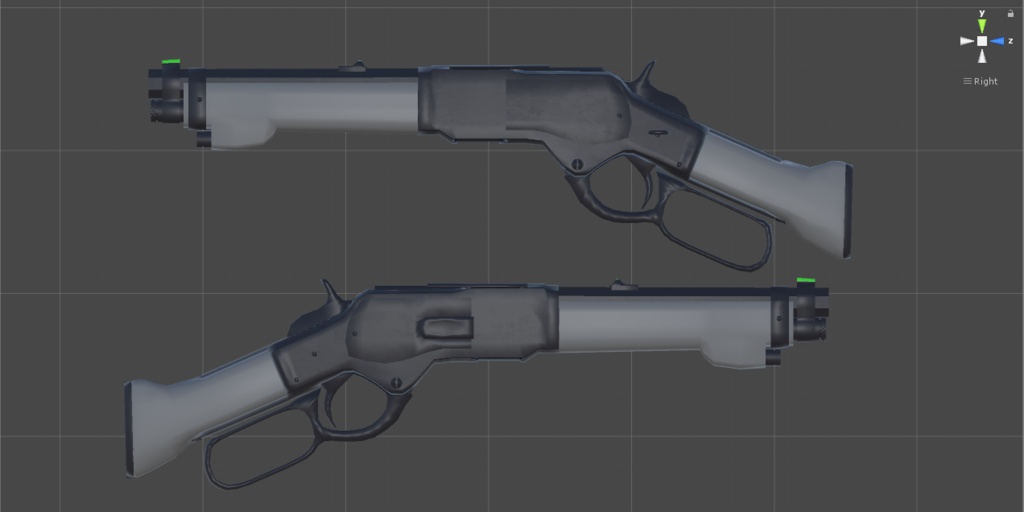 3Dモデル ウィンチェスターM1873Tactical & Mountセット