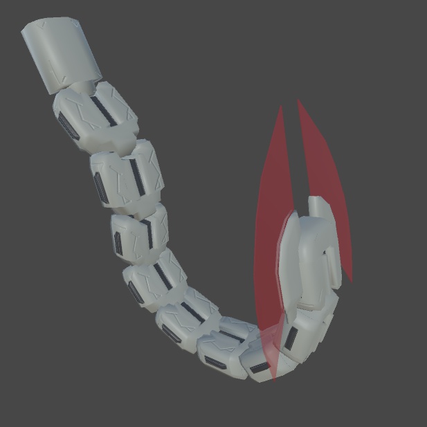 3Dモデル mk5メカニカルテール