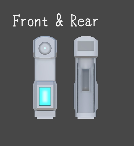 3Dモデル PP-02 パルスレーザーピストル