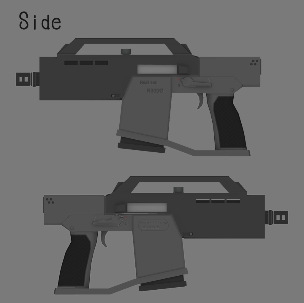 3Dモデル R&B-tec N300G"ハンドキャノン"