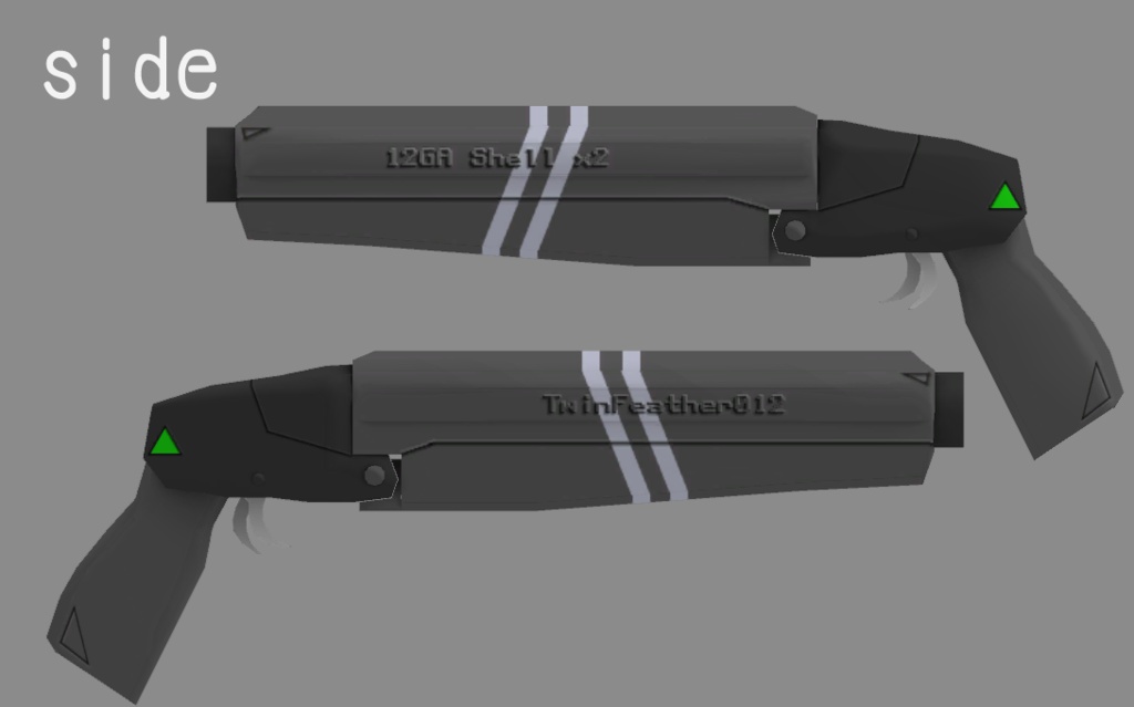 3Dモデル TwinFeather012