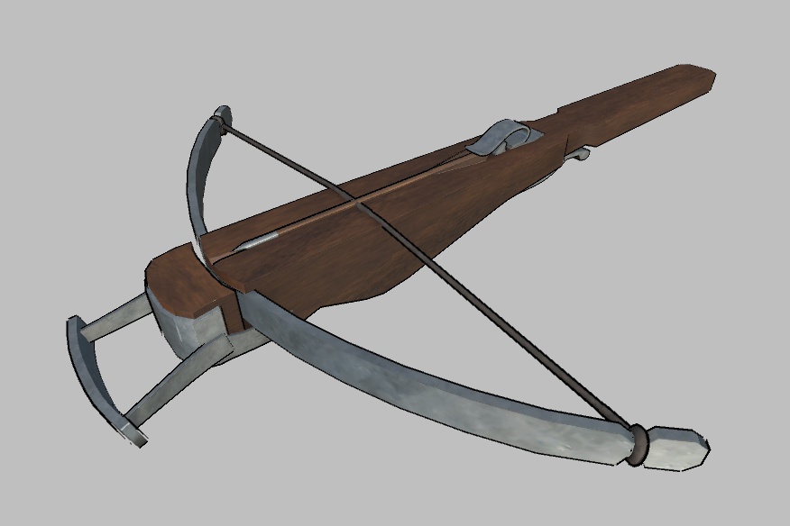 3Dモデル クラシックスタイル クロスボウ