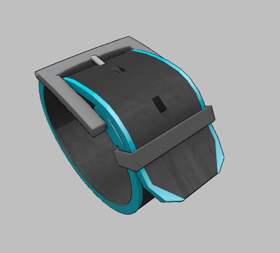 3Dモデル シンプルベルト