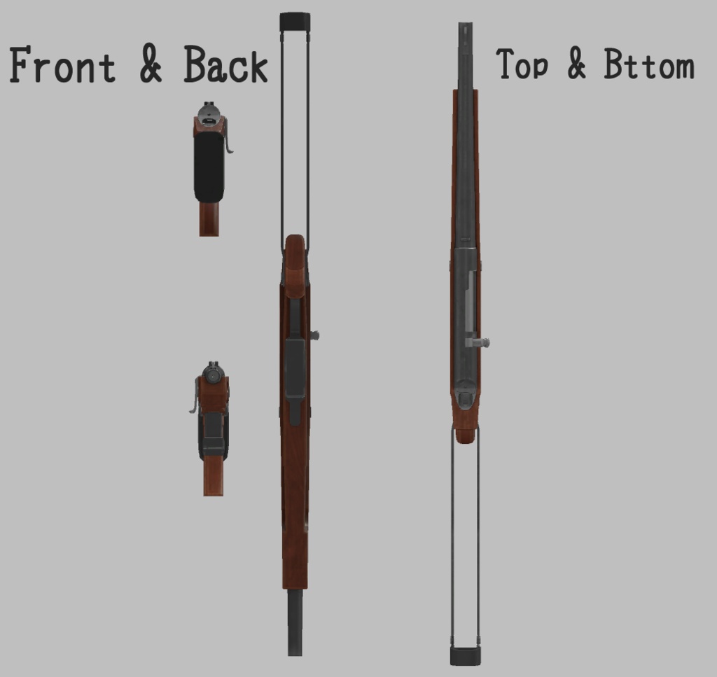 3Dモデル ボルトアクションショットガン TOZ-106