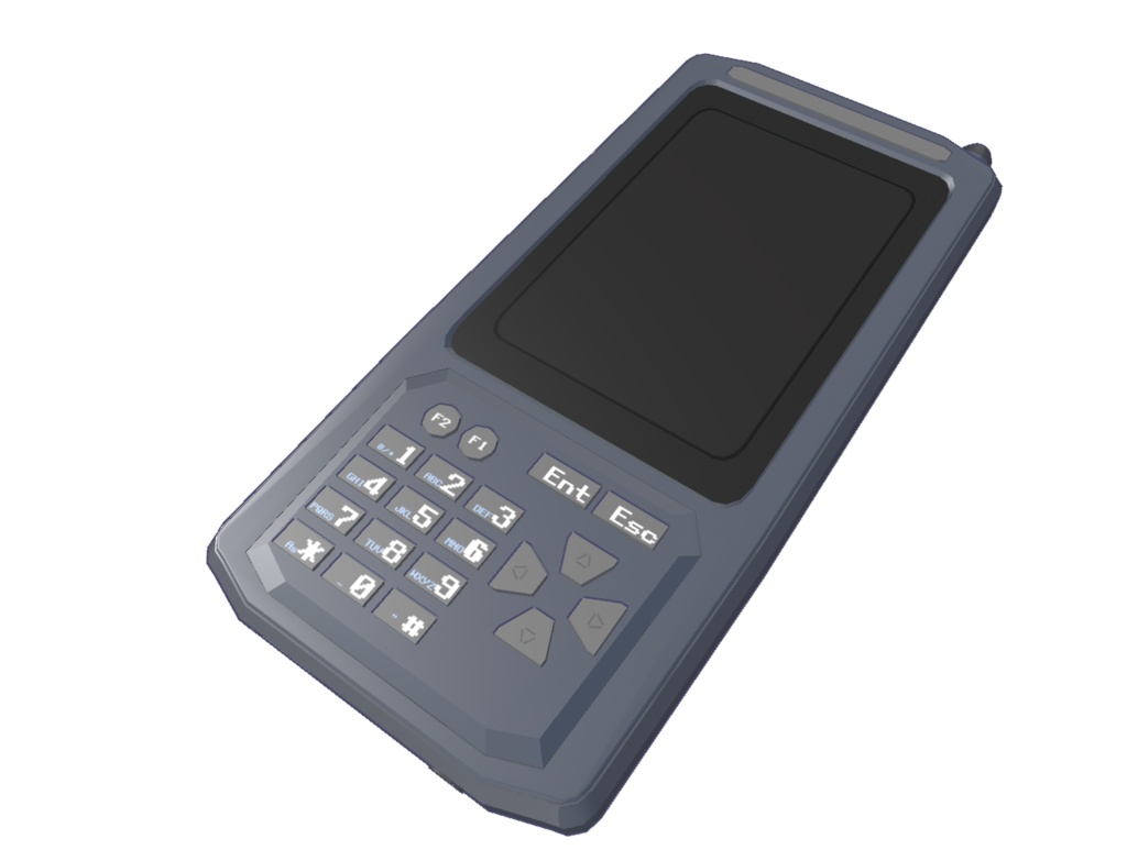 3Dモデル 個人用情報端末 "PDA-01"