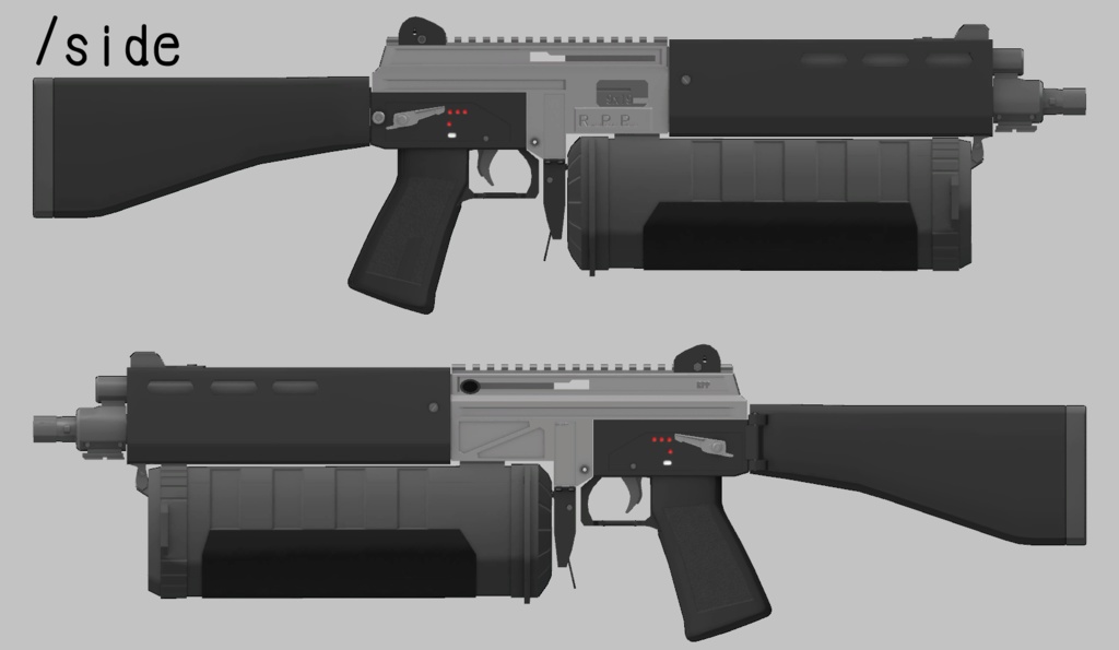 3Dモデル RPP-219サブマシンガン