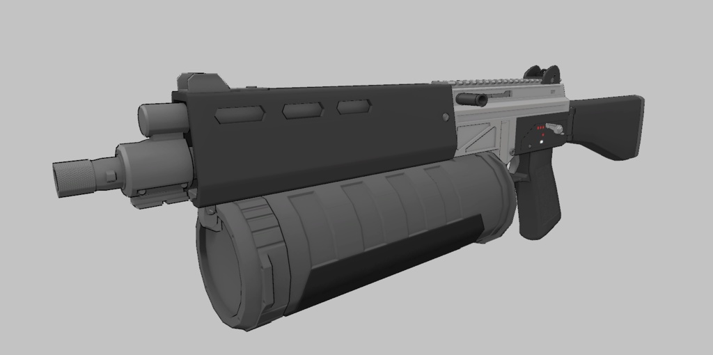 3Dモデル RPP-219サブマシンガン