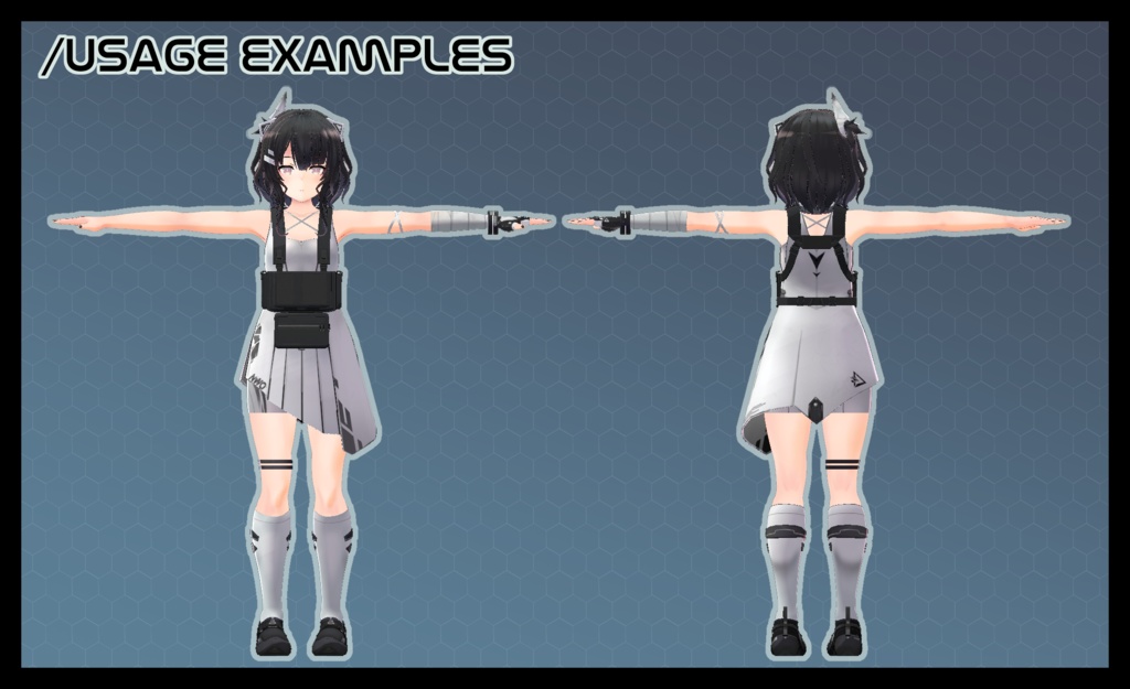 【Leeme&Reeva用】3Dモデル X200タクティカル ライトウェイト リグ