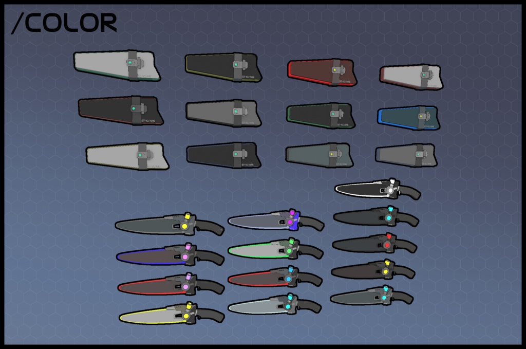 3Dモデル ST-10/M6 プラズマスタンブレード