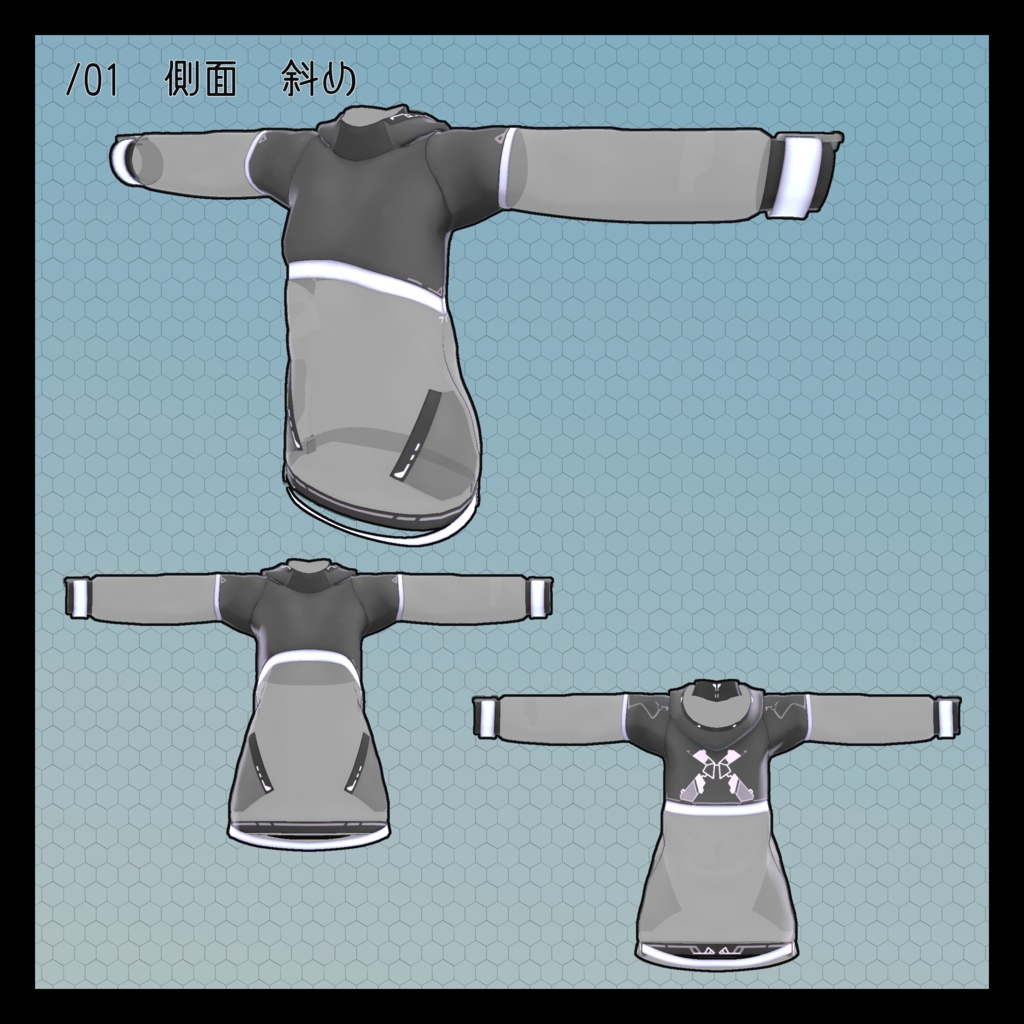 【Shaclo -Pure-】対応 LS22シースルーパーカー