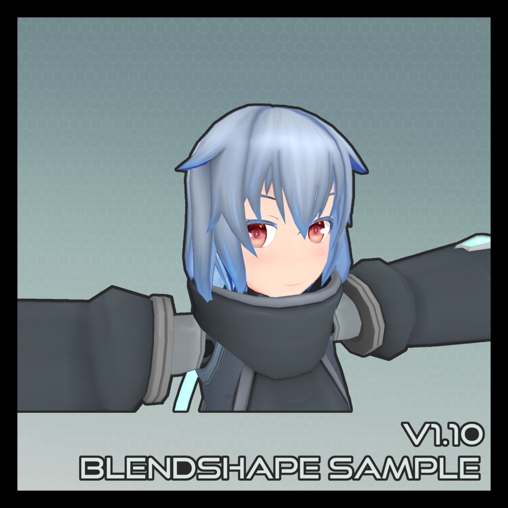 【VRC Quest fallback/VRM対応】オリジナル3Dモデル S20-QL V1.21