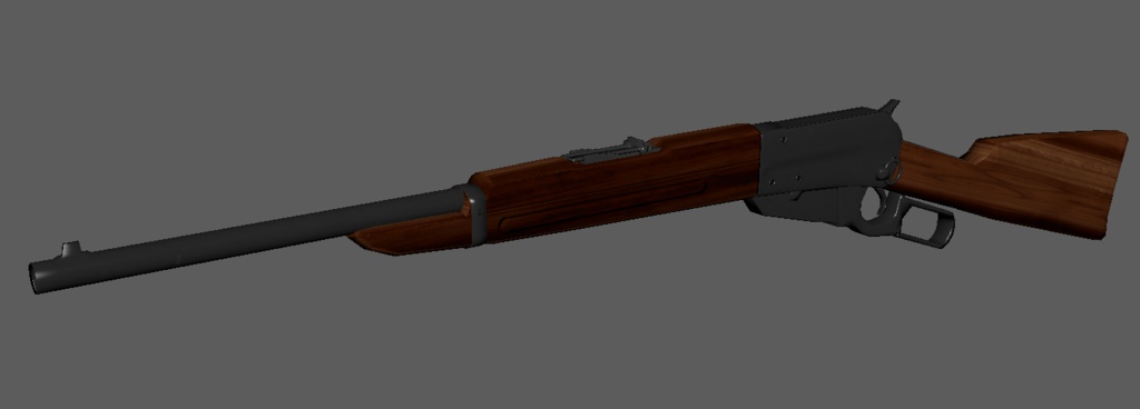 3Dモデル ウィンチェスターM1895