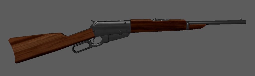3Dモデル ウィンチェスターM1895