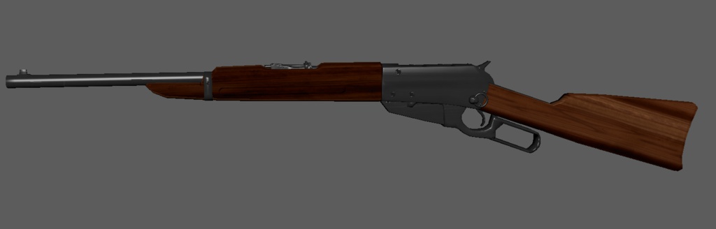 3Dモデル ウィンチェスターM1895