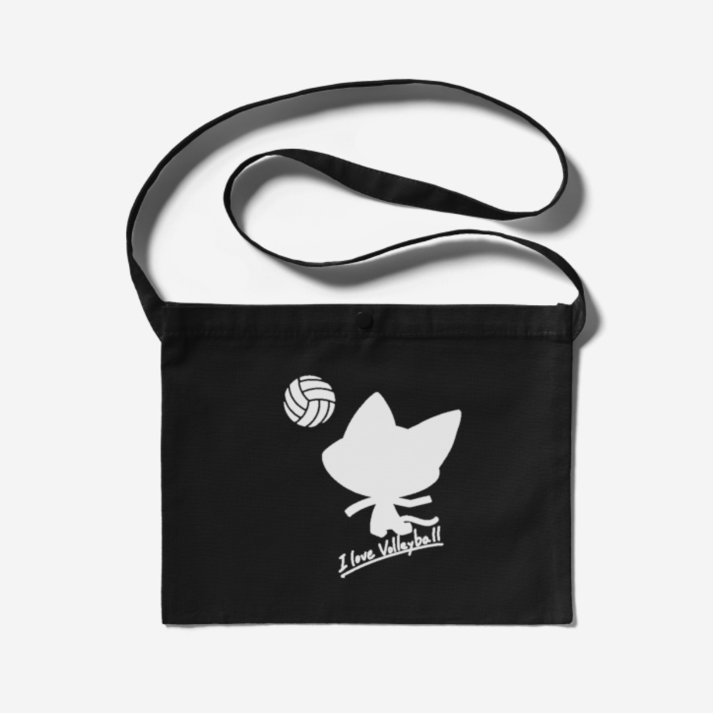 サコッシュ-SABASHIRO-I LOVE VOLLEYBALL