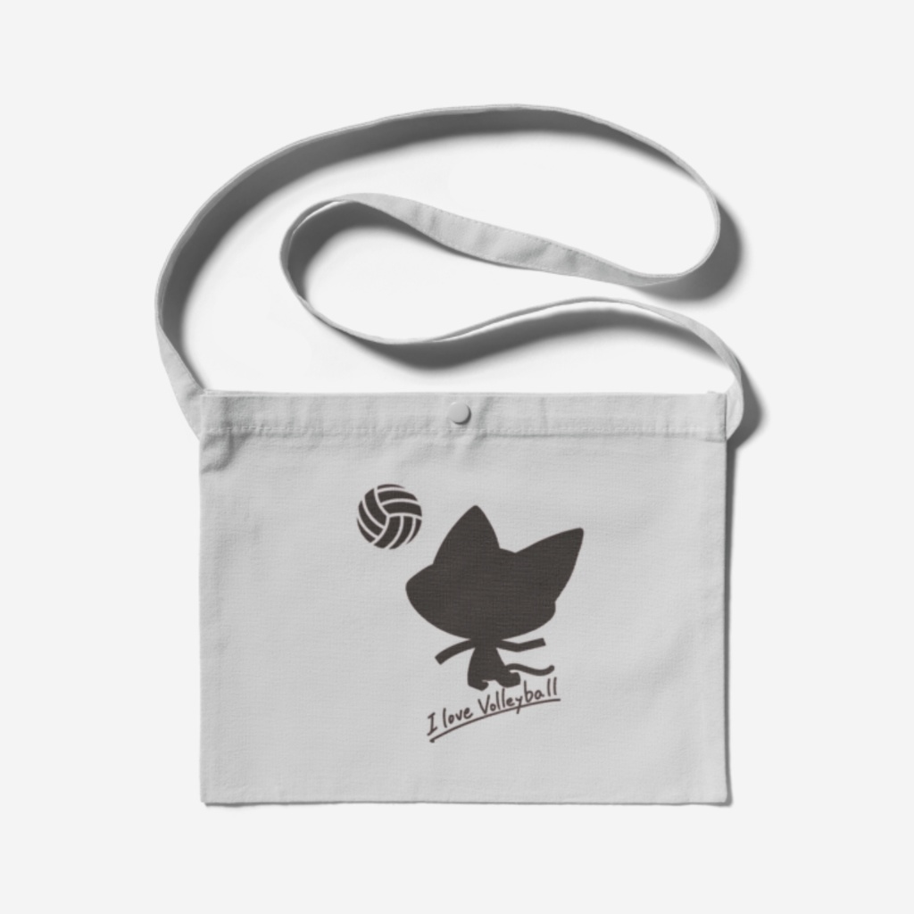 サコッシュ-SABASHIRO-I LOVE VOLLEYBALL