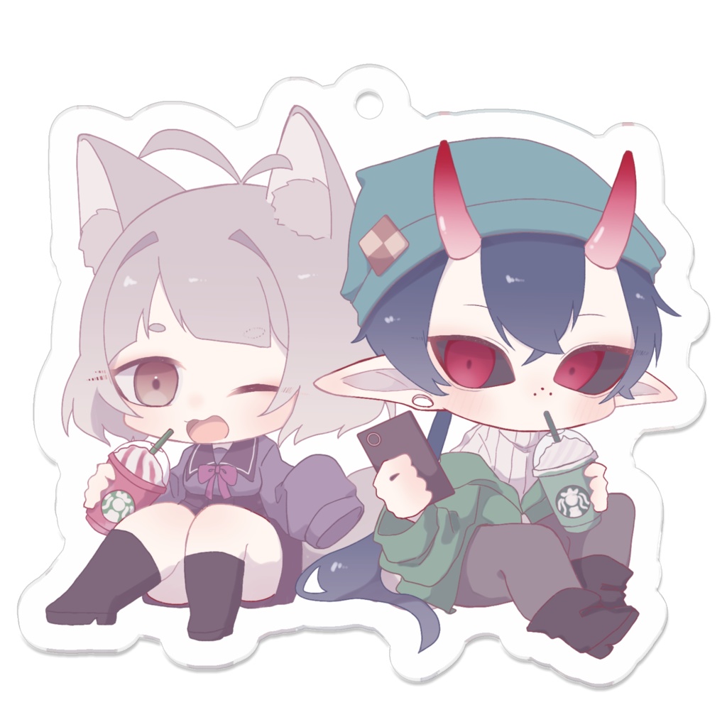 架神＆姫神 キーホルダー