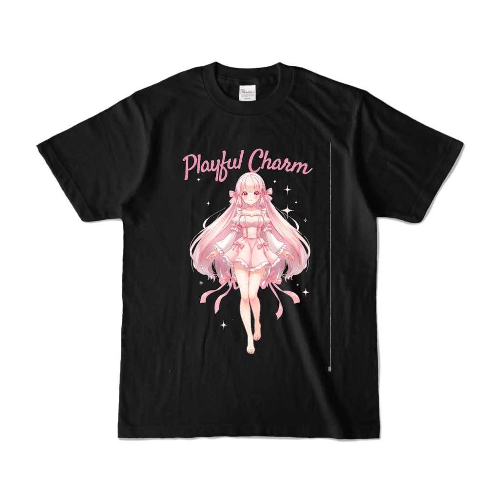 プレイフルチャーム パステルかわいいアニメTシャツ
