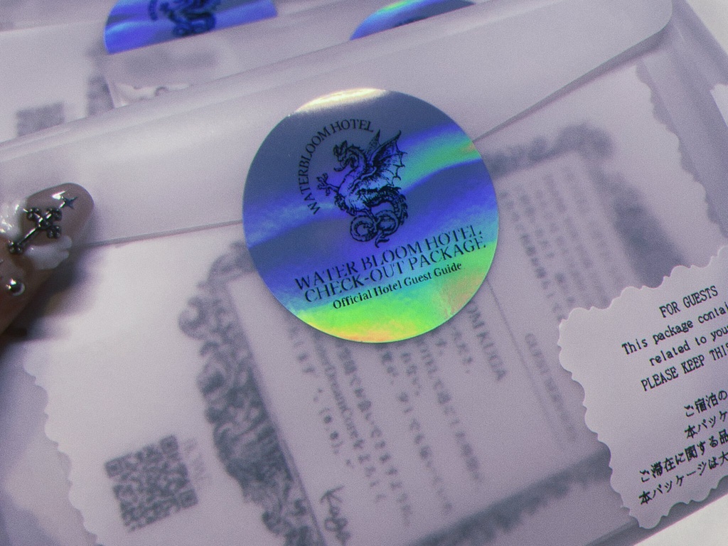 【新作】WATERBLOOM HOTEL CHECK-OUT PACKAGE【販売開始】