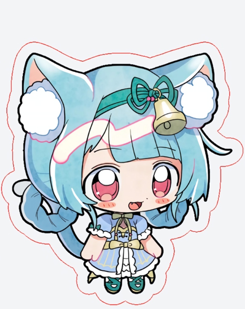 ミニステッカー（ちびおべVer.）