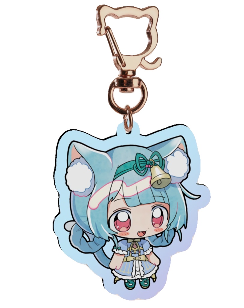 オーロラアクリルキーホルダー（ちびおべ）